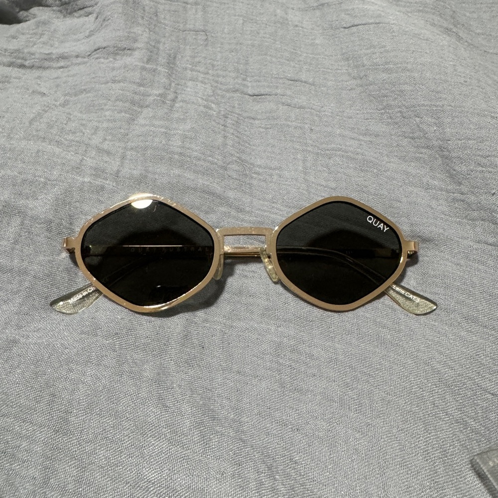Quay Gold framed sunglasses